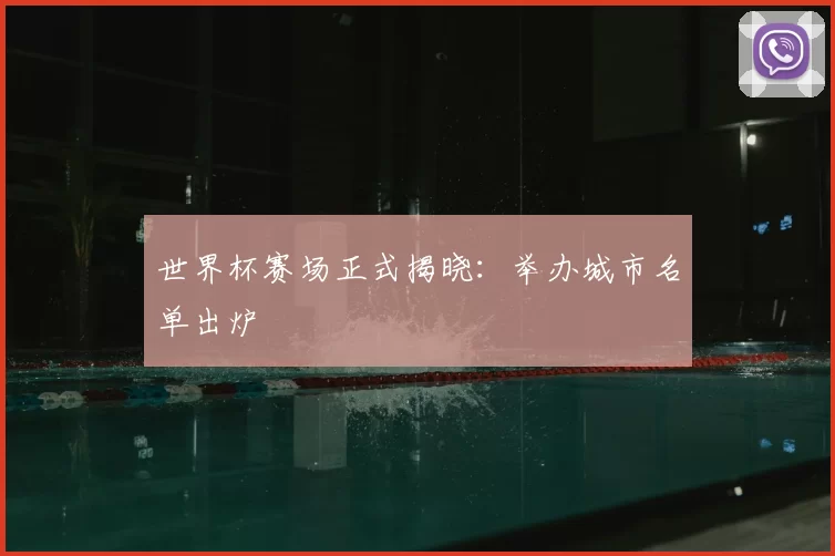 世界杯赛场正式揭晓：举办城市名单出炉