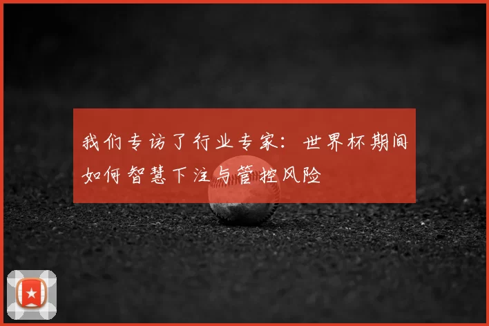 我们专访了行业专家:世界杯期间如何智慧下注与管控风险