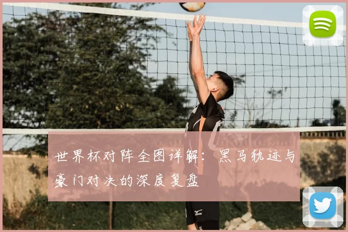 世界杯对阵全图详解：黑马轨迹与豪门对决的深度复盘