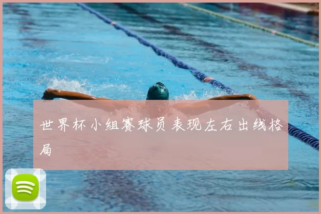 世界杯小组赛球员表现左右出线格局