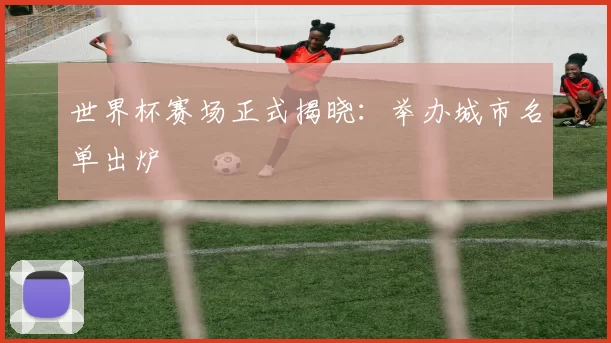 世界杯赛场正式揭晓:举办城市名单出炉