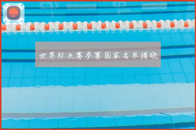 世界杯决赛参赛国家名单揭晓